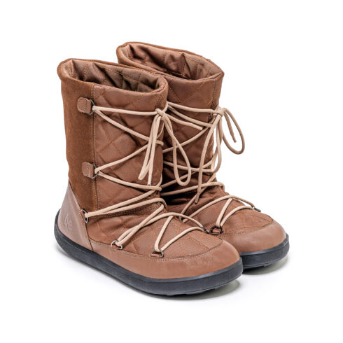 Winter Barefoot Boots Be Lenka Snowfox Woman - Dark Brown - 6